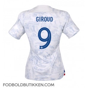 Frankrig Olivier Giroud #9 Udebanetrøje Dame VM 2022 Kortærmet